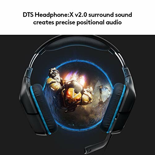 Gaming headset with DTS Headphone:X v2.0 surround sound