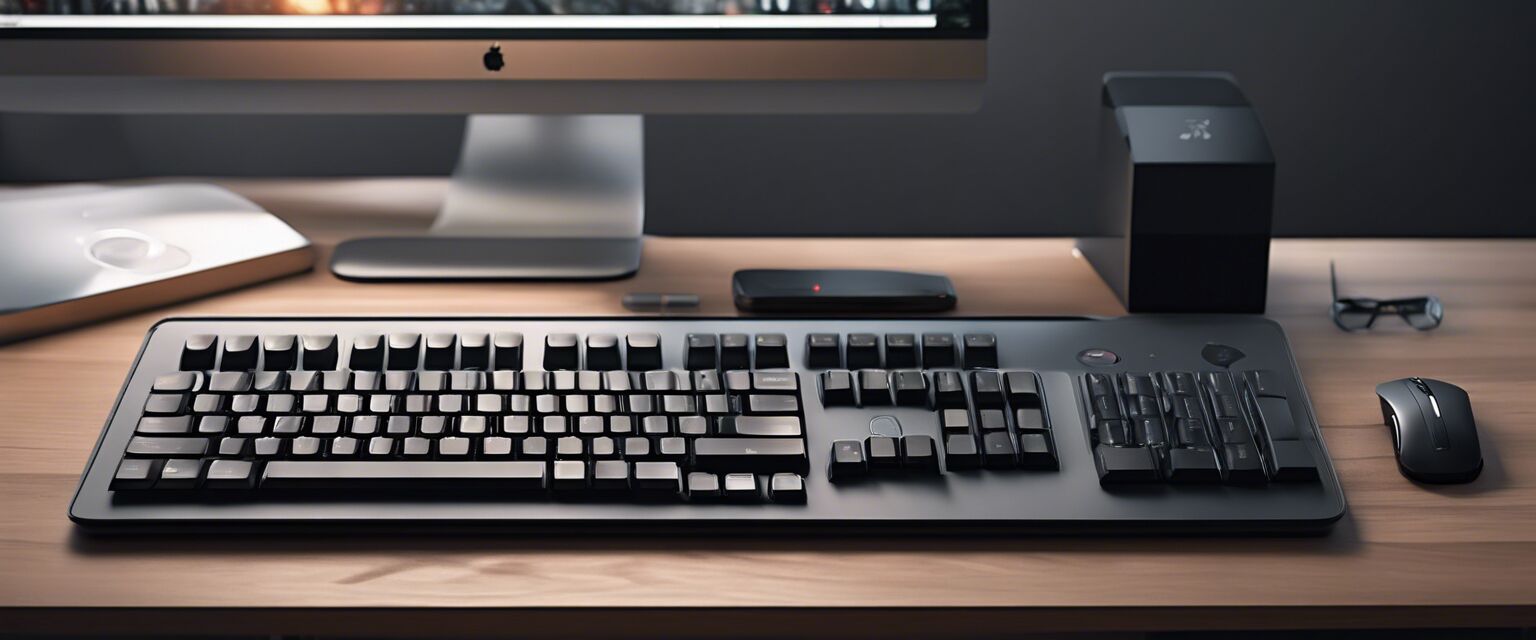 Wireless keyboard and mouse